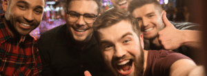 Group at a bar